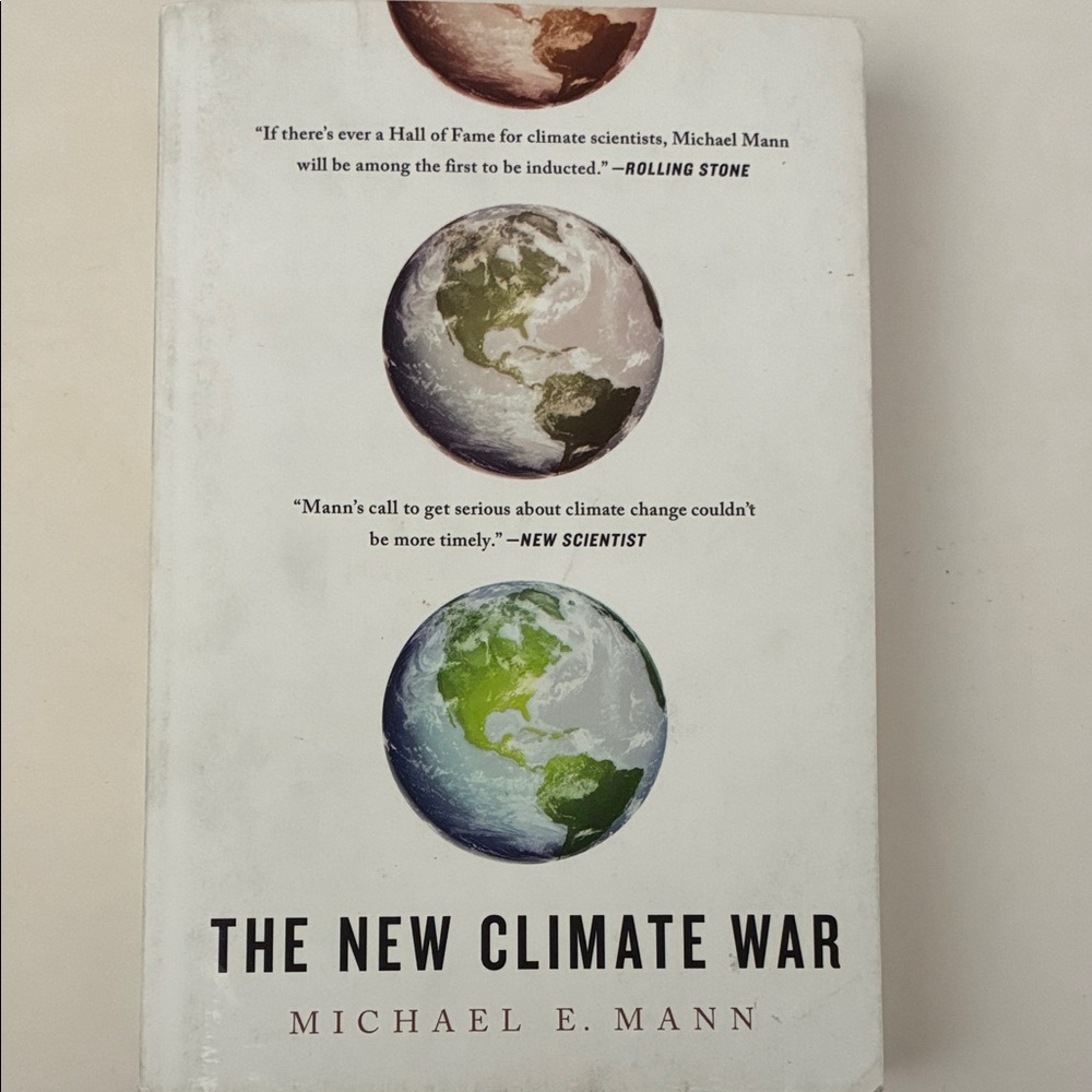 The New Climate War Paperback Book by Michael E. Mann